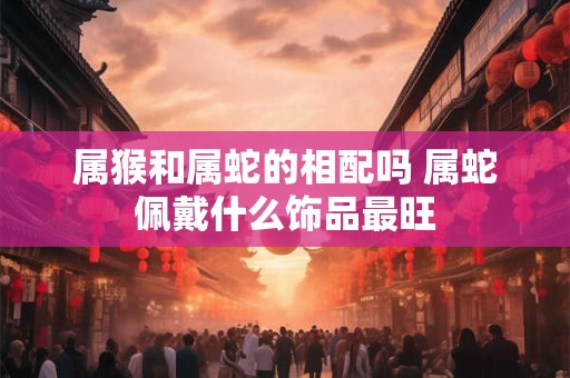 属猴和属蛇的相配吗 属蛇佩戴什么饰品最旺