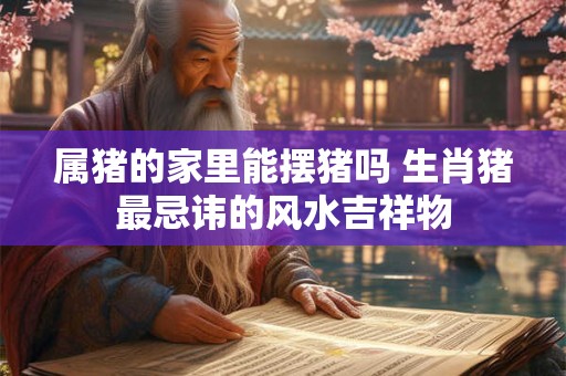 属猪的家里能摆猪吗 生肖猪最忌讳的风水吉祥物