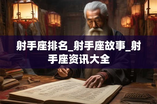 射手座排名_射手座故事_射手座资讯大全