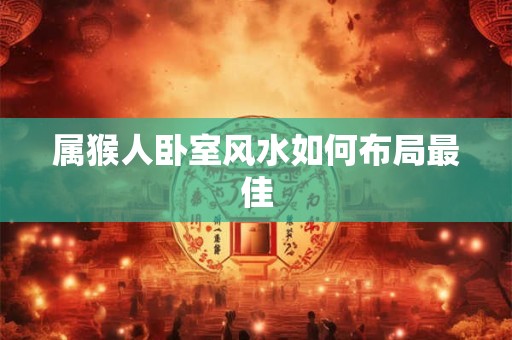 属猴人卧室风水如何布局最佳