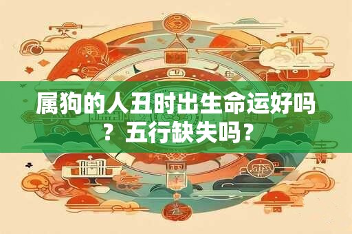 属狗的人丑时出生命运好吗？五行缺失吗？