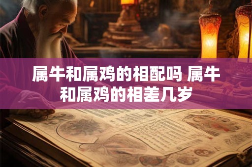 属牛和属鸡的相配吗 属牛和属鸡的相差几岁