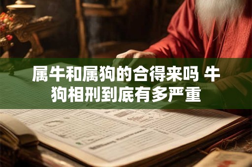 属牛和属狗的合得来吗 牛狗相刑到底有多严重