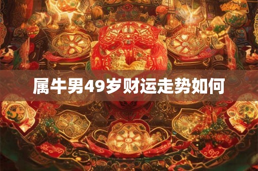 属牛男49岁财运走势如何