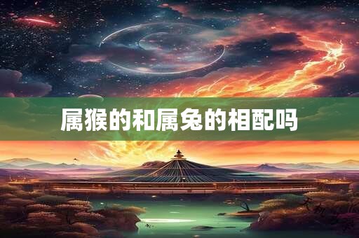 属猴的和属兔的相配吗