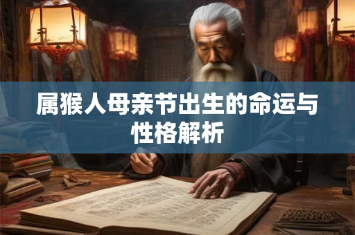 属猴人母亲节出生的命运与性格解析