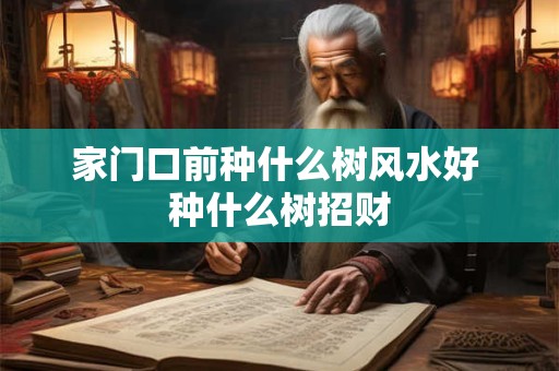 家门口前种什么树风水好 种什么树招财