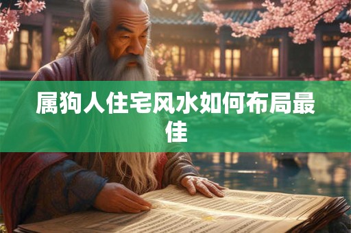 属狗人住宅风水如何布局最佳