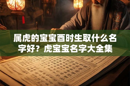 属虎的宝宝酉时生取什么名字好？虎宝宝名字大全集