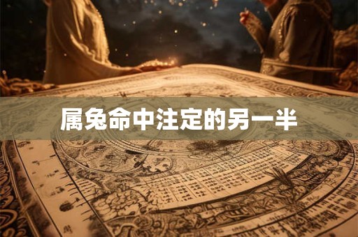 属兔命中注定的另一半 属兔命中注定的另一半