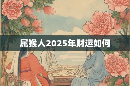 属猴人2025年财运如何