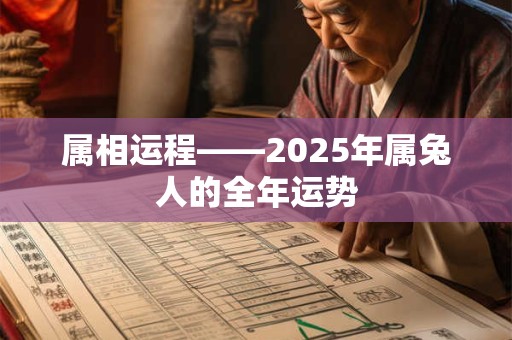 属相运程——2026年属兔人的全年运势 属相运程——2026年属兔人的全年运势