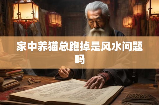 家中养猫总跑掉是风水问题吗