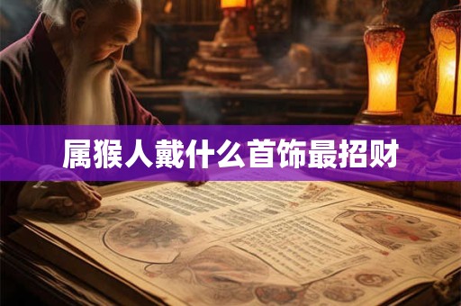 属猴人戴什么首饰最招财