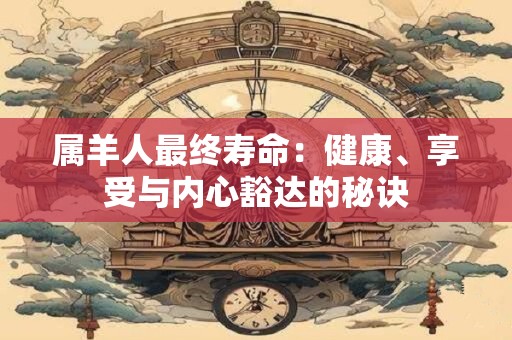 属羊人最终寿命：健康、享受与内心豁达的秘诀