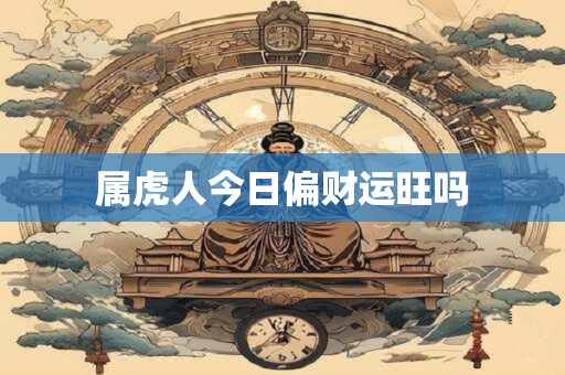 属虎人今日偏财运旺吗