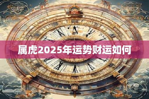 属虎2025年运势财运如何