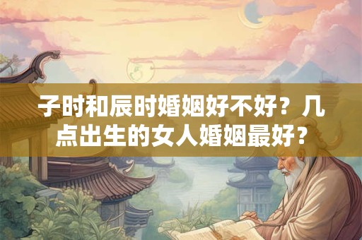 子时和辰时婚姻好不好？几点出生的女人婚姻最好？
