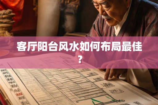 客厅阳台风水如何布局最佳？