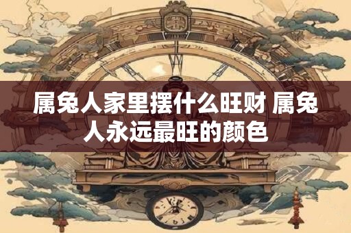 属兔人家里摆什么旺财 属兔人永远最旺的颜色