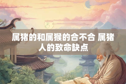 属猪的和属猴的合不合 属猪人的致命缺点