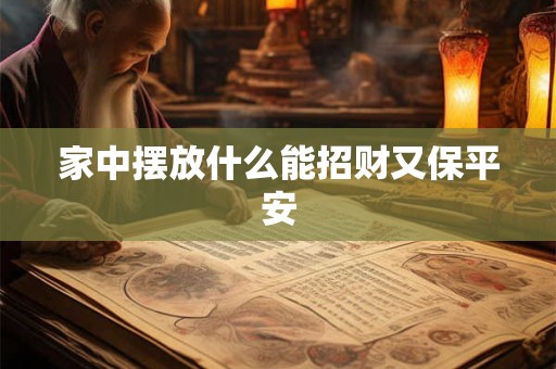 详细阅读:家中摆放什么能招财又保平安 家中摆放什么能招财又保平安