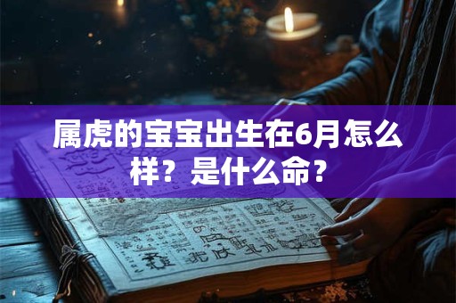 属虎的宝宝出生在6月怎么样?是什么命? 属虎的宝宝出生在6月怎么样?是什么命?