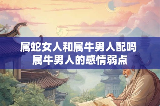 属蛇女人和属牛男人配吗 属牛男人的感情弱点
