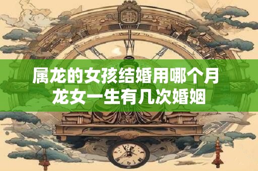 属龙的女孩结婚用哪个月 龙女一生有几次婚姻
