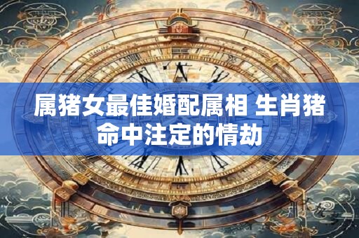 属猪女最佳婚配属相 生肖猪命中注定的情劫
