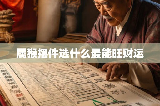 属猴摆件选什么最能旺财运