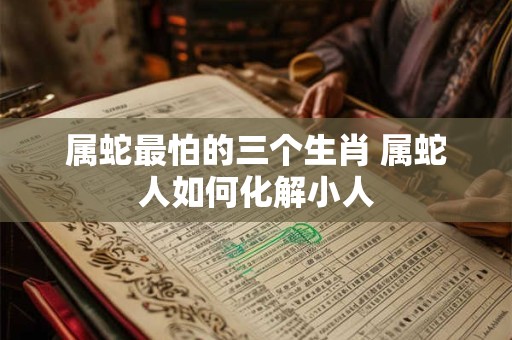 属蛇最怕的三个生肖 属蛇人如何化解小人