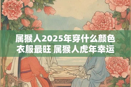 属猴人2025年穿什么颜色衣服最旺 属猴人虎年幸运色是什么