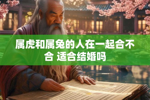 属虎和属兔的人在一起合不合 适合结婚吗