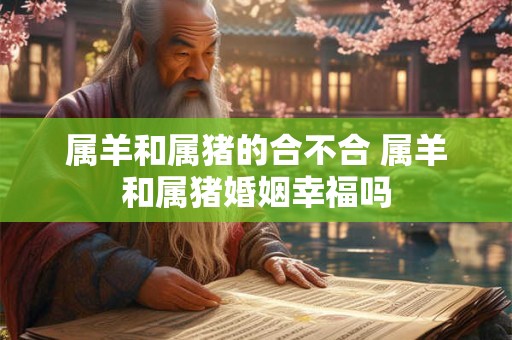 属羊和属猪的合不合 属羊和属猪婚姻幸福吗