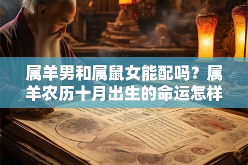 属羊男和属鼠女能配吗？属羊农历十月出生的命运怎样？