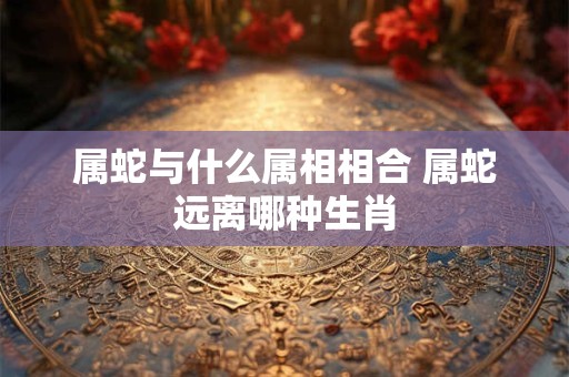 属蛇与什么属相相合 属蛇远离哪种生肖