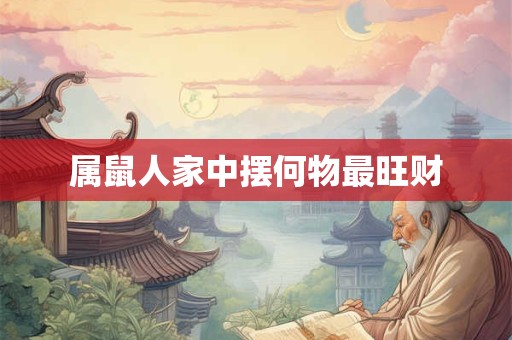 属鼠人家中摆何物最旺财