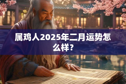 属鸡人2025年二月运势怎么样？