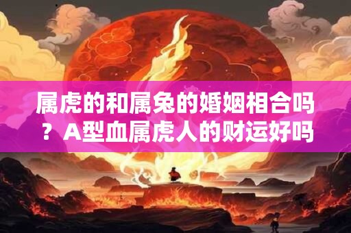 属虎的和属兔的婚姻相合吗？A型血属虎人的财运好吗？