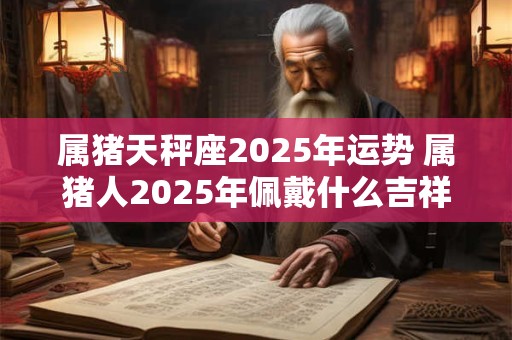 属猪天秤座2026年运势 属猪人2026年佩戴什么吉祥物 属猪天秤座2026年运势 属猪人2026年佩戴什么吉祥物