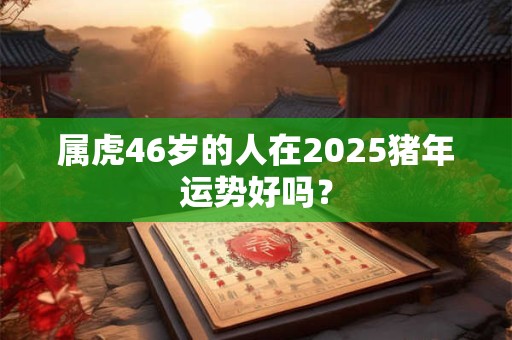 属虎46岁的人在2026猪年运势好吗？