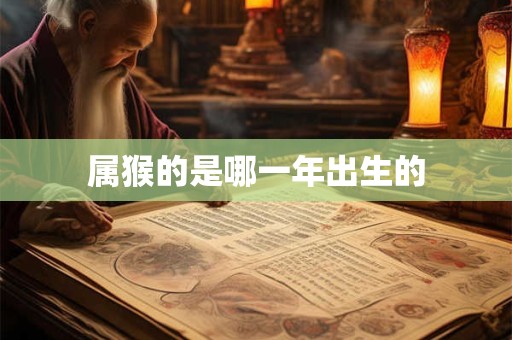 属猴的是哪一年出生的