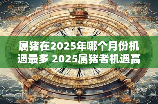 属猪在2025年哪个月份机遇最多 2025属猪者机遇高峰月