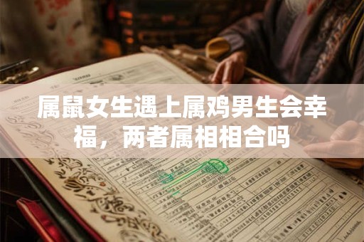 详细阅读:属鼠女生遇上属鸡男生会幸福,两者属相相合吗 属鼠女生遇上属鸡男生会幸福,两者属相相合吗