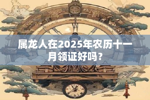 属龙人在2025年农历十一月领证好吗？