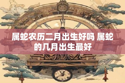 属蛇农历二月出生好吗 属蛇的几月出生最好