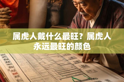 属虎人戴什么最旺？属虎人永远最旺的颜色