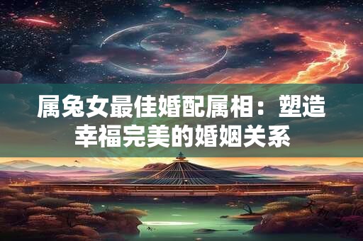 属兔女最佳婚配属相：塑造幸福完美的婚姻关系