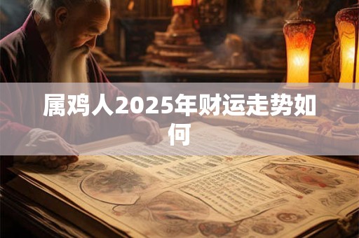 属鸡人2025年财运走势如何